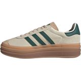 adidas - Gazelle Bold Sneakers - Beige - Suède - Collegiate Green