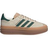 adidas - Gazelle Bold Sneakers - Beige - Suède - Collegiate Green
