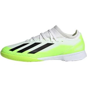 adidas Unisex Kids X Crazyfast.3 Voetbalschoenen Indoor Schoenen, Ftwr Witte Kern Zwarte Lucide Citroen, 28.5 EU