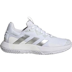 adidas Solematch Control W, Shoes-Low (Non Football) dames, Ftwr White/Silver Met./Grey One, 38 EU, Ftwr Wit Zilver Met Grey One, 38 EU