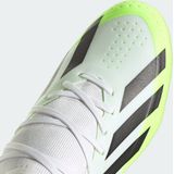 adidas X Crazyfast.3 Firm Ground Voetbalschoenen (Firm Ground) uniseks-volwassene, Ftwr White/Core Black/Lucid Lemon, 44 2/3 EU