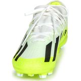 adidas X Crazyfast.3 Firm Ground Voetbalschoenen (Firm Ground) uniseks-volwassene, Ftwr White/Core Black/Lucid Lemon, 44 2/3 EU