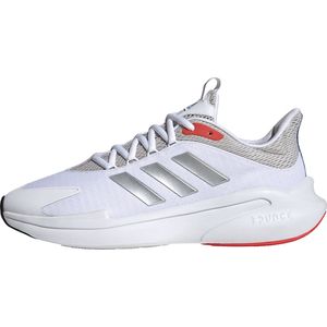 adidas Alphaedge + heren Sneaker, ftwr white/silver met./bright red, 44 2/3 EU