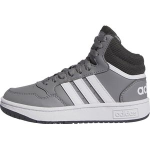 Adidas hoops mid 3.0 in de kleur grijs.
