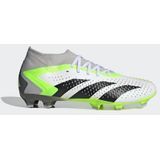 adidas Predator Accuracy.2 Gras Voetbalschoenen (FG) Wit Grijs Felgeel Zwart