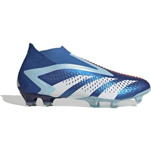 adidas Predator Accuracy+ Veterloze Gras Voetbalschoenen (FG) Blauw Lichtblauw Wit