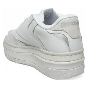 Reebok Dames Club C Extra Sneaker, Ftwr White Steely Fog F23 Zilver Met, 42 EU