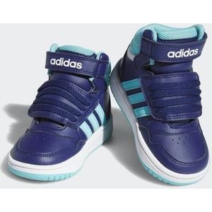 adidas Hoops Mid sneakers uniseks-baby, dark blue/light aqua/ftwr white, 23 EU