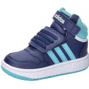 adidas Hoops Mid sneakers uniseks-baby, dark blue/light aqua/ftwr white, 26 EU