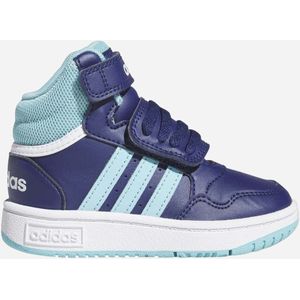 adidas Hoops Mid sneakers uniseks-baby, dark blue/light aqua/ftwr white, 23 EU