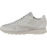 Reebok - Classic Leather - Schoenen - Grijs/Zilver/Groen - Leer/Stof