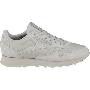 Reebok - Classic Leather - Schoenen - Grijs/Zilver/Groen - Leer/Stof