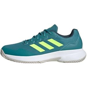 adidas Gamecourt 2.0 Tennis Sneakers heren, arctic fusion/lucid lemon/ftwr white, 46 2/3 EU