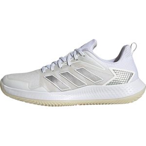 adidas Defiant Speed Clay Sneaker voor dames, Wolk Wit Zilver Metallic Grijs One, 43 1/3 EU