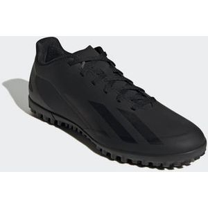 adidas Unisex X Crazyfast.4 Turf Boots Voetbalschoenen, Core Black Core Black Core Zwart, 43 1/3 EU