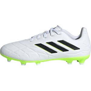 Adidas Performance Copa Pure.3 FG Jr. Leren Voetbalschoenen Wit/Zwart/Geel