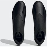 adidas X Crazyfast.3 Laceless Firm Ground uniseks-volwassene Voetbalschoenen (Firm Ground), Core Black/Core Black/Core Black, 39 1/3 EU