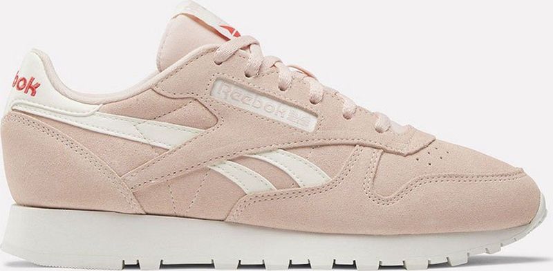 Sportief - Sneakers - Roze - Leer - Vetersluiting