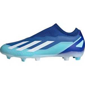 adidas Performance X CRAZYFAST.3 LL FG Voetbalschoenen - Unisex - Blauw- 44 2/3