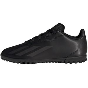 adidas X Crazyfast.4 TF J, voetbalschoenen (turf) Unisex kinderen, Zwart (Core Black), 30.5 EU