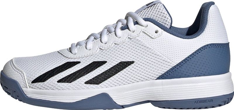 adidas Korte tennisschoenen - lage uniseks kinderen, Cloud White / Core Black / Crew Blue