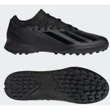 adidas Unisex Kids X Crazyfast.3 Football Shoes (Turf), Core Black Core Black Core Black Core Black, 38.50 EU
