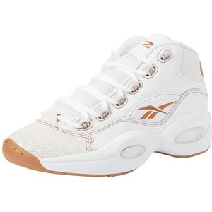 Reebok, Schoenen, Heren, Wit, 40 EU, Mid Witte Basketbalschoen Iverson N°3