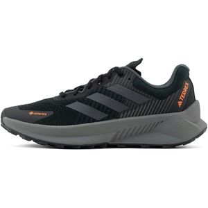 adidas Terrex Soulstride Flow GTX Lage schoenen (niet voetbal) voor heren, Core Black Grey Six Impact Oranje, 49 1/3 EU