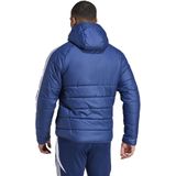 adidas - Tiro 24 - Winterjas - Donkerblauw/Wit - 100% Gerecycled Materiaal