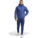adidas - Tiro 24 - Winterjas - Donkerblauw/Wit - 100% Gerecycled Materiaal
