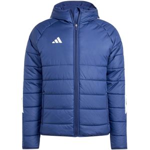 adidas - Tiro 24 - Winterjas - Donkerblauw/Wit - 100% Gerecycled Materiaal