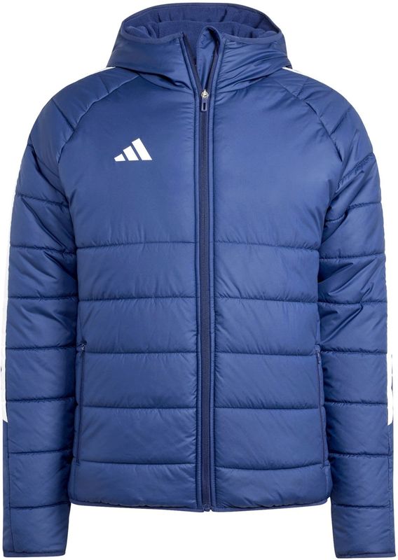 adidas - Tiro 24 - Winterjas - Donkerblauw/Wit - 100% Gerecycled Materiaal
