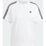 adidas - Adicolor - T-shirt - Wit - Katoen/Elastaan