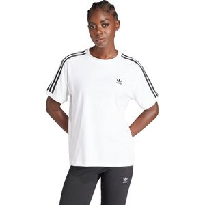 adidas - Adicolor - T-shirt - Wit - Katoen/Elastaan