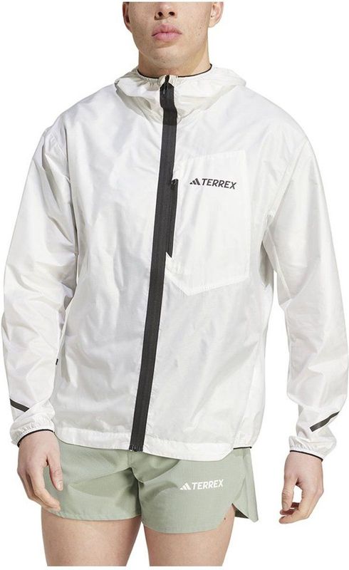 Adidas - Xpr Light - Windjas - Zwart - 100% Gerecycled Polyester, Windwerend, Waterafstotend