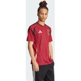 adidas - België Thuisshirt 2024-2026 - Rood - Gerecycled Materiaal