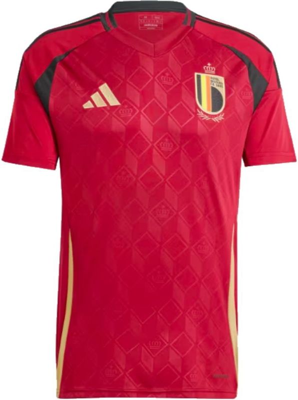 adidas - België Thuisshirt 2024-2026 - Rood - Gerecycled Materiaal