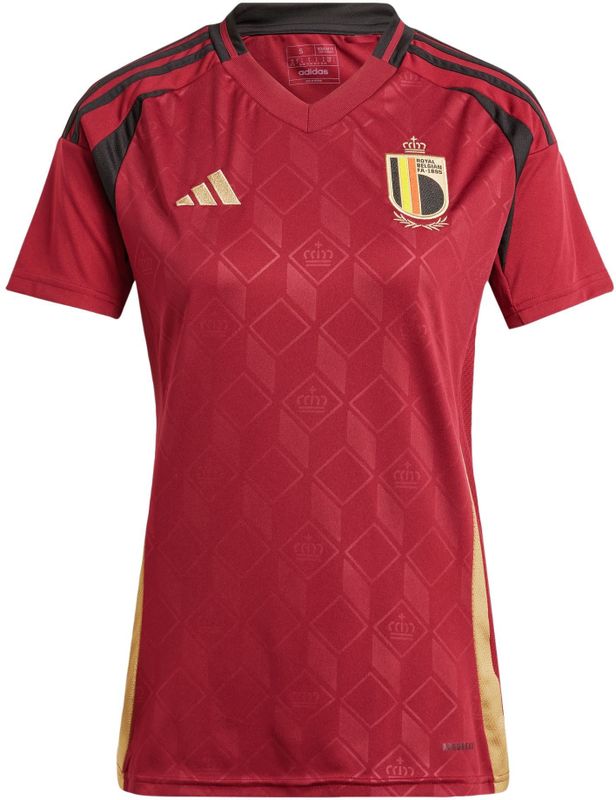 Adidas - Belgium 24 Home - Dames Truien - Paars - Katoen Canvas