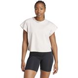 adidas - Studio T-shirt - Dames - Zwart - Katoen