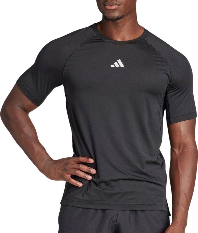 adidas - Trainingsshirt - Zwart - Gerecycled Materiaal