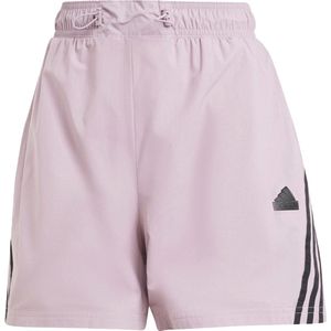 Adidas future icons 3-stripes woven short in de kleur paars