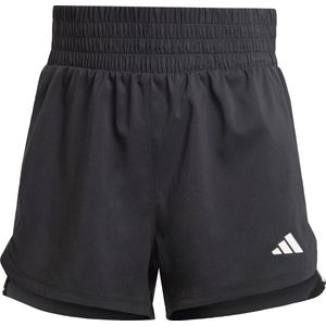 adidas Performance Pacer Training 3-Stripes Geweven High-Rise Short - Dames - Veelkleurig