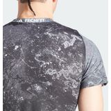 adidas Performance Techfit AOP Training T-shirt - Heren - Grijs