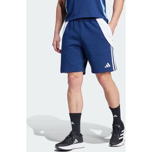 adidas - Tiro 24 - Sweat Broekje - Donkerblauw - Wit - Katoen