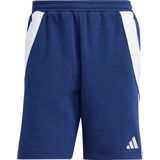 adidas - Tiro 24 - Sweat Broekje - Donkerblauw - Wit - Katoen