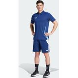 adidas - Tiro 24 - Sweat Broekje - Donkerblauw - Wit - Katoen