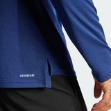 adidas - Train Essentials Training Longsleeve - Heren - Blauw - Gerecycled Materiaal