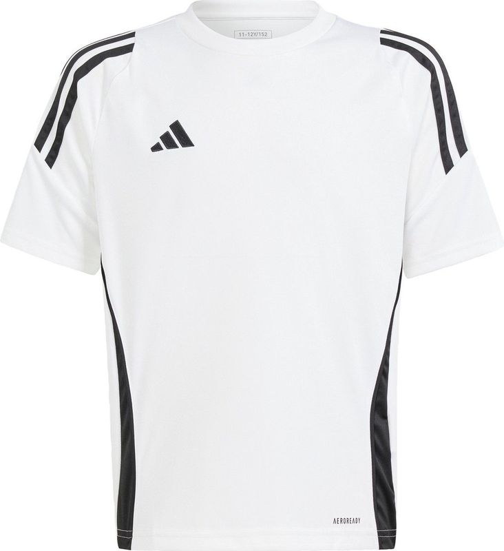 adidas - Tiro 24 - T-Shirt - Wit/Zwart - 12 jaar (152)
