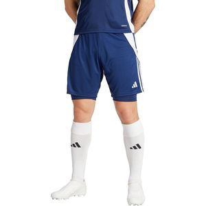 adidas - Tiro 24 - Sportbroek - Blauw - Materiaal: 100% Polyester
