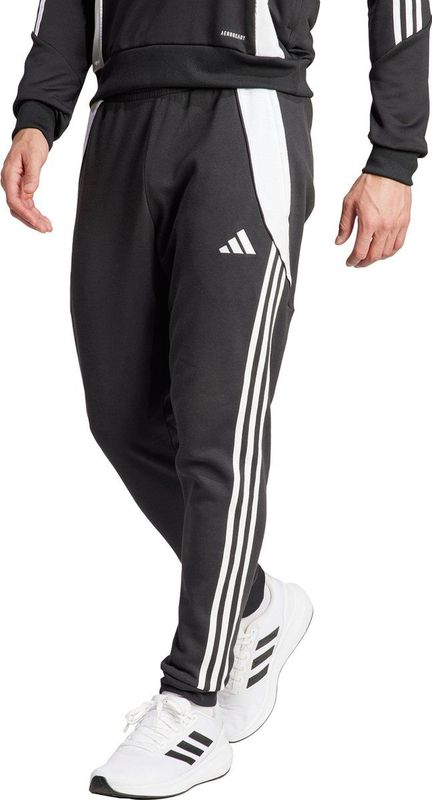 adidas - Tiro Sweatbroek - Zwart - 70% Katoen 30% Gerecycled Polyester